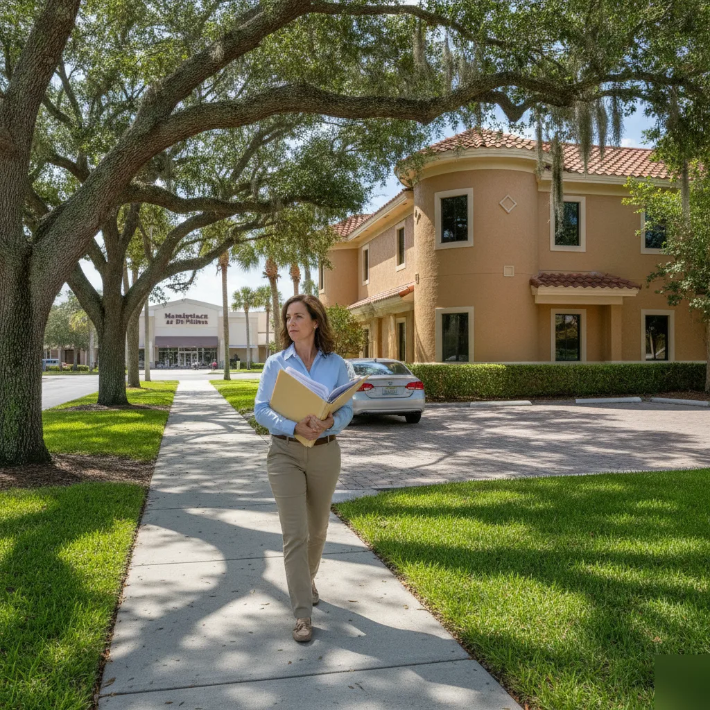 Estate Planning Attorney Windermere Client Walking Marketplace Dr Phillips