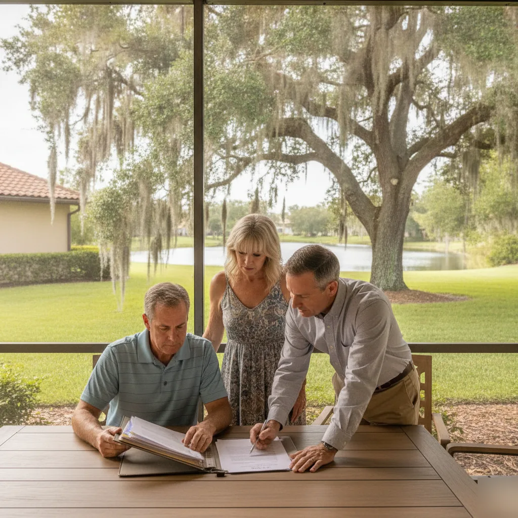 Estate Planning Attorney Windermere Clients Lanai Meeting