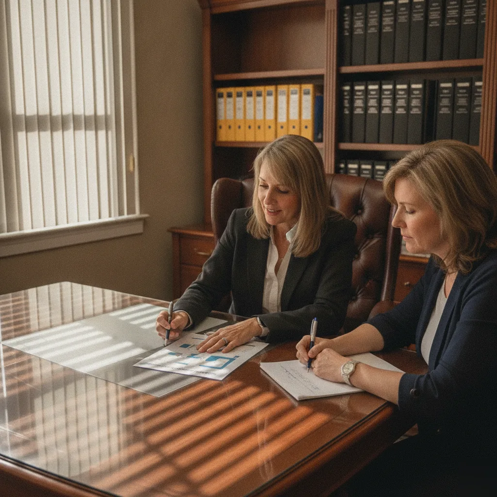 Attorney explaining the 5-and-5 rule to a client during a consultation in Windermere