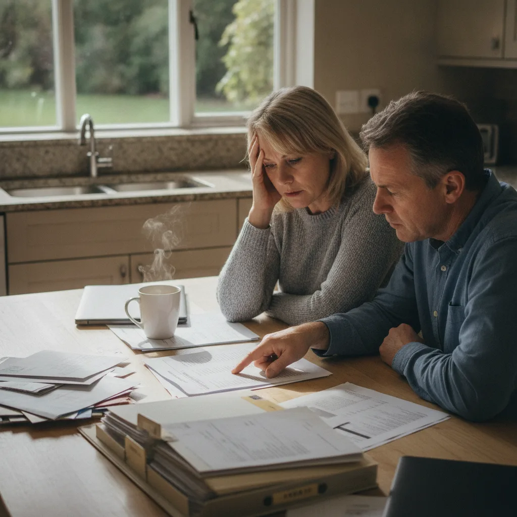 Estate planning lawyer reviewing plan costs with a client in Windermere