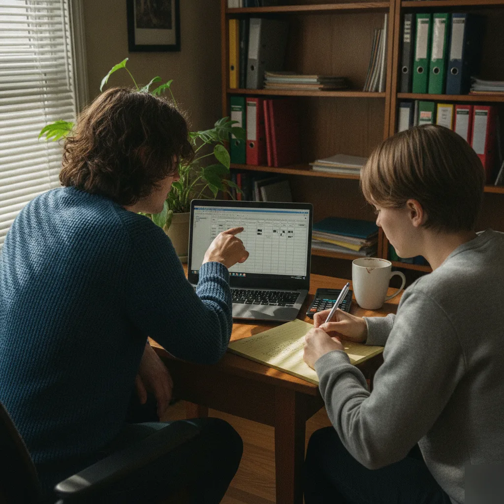 Discussing flat fee versus hourly billing during a consultation in Windermere